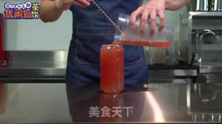 自制奶茶，网红奶茶西瓜波波做法的做法步骤：9