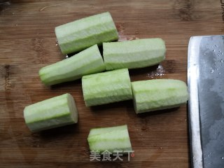 丝瓜炒鸡蛋的做法步骤：3