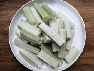 丝瓜炒鸡蛋的做法步骤：5