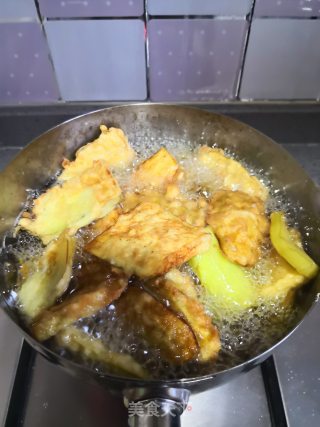 酸甜美食——茄子鱼的做法步骤：5