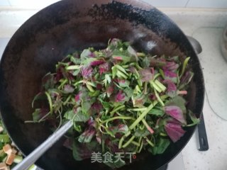 炒苋菜的做法步骤：3