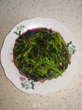 炒苋菜的做法步骤：5