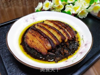 梅菜扣肉的做法步骤：21