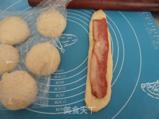 培根面包卷的做法步骤：6