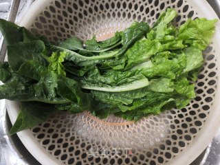 蒜香莴笋叶的做法步骤：2