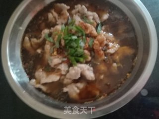 水煮肉片的做法步骤：1