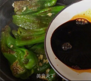 红烧青椒的做法步骤：4