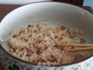 辣萝卜丝蒸饺的做法步骤：6