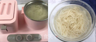 “面条”简易版炸酱面的做法步骤：1