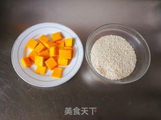 蒸南瓜糯米饭的做法步骤：2