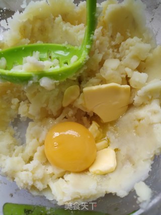 烤土豆泥的做法步骤：2