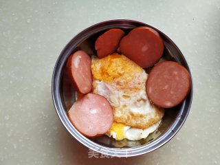 鸡蛋火腿米线的做法步骤：10