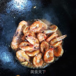鲜虾炒青椒的做法步骤：6