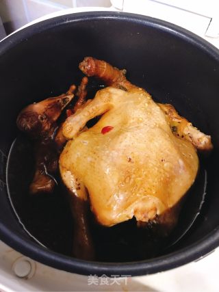 电饭煲整鸡的做法步骤：9