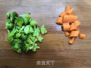 西兰花鸡肉糕的做法步骤：6