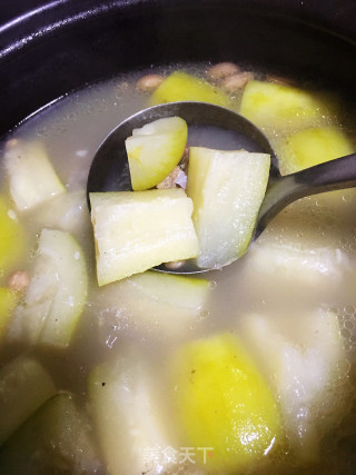 节瓜淡菜骨头汤的做法步骤：12