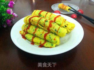 无油黄瓜卷饼的做法步骤：13