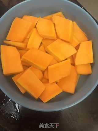 南瓜蒸豆豉蒜蓉排骨的做法步骤：8