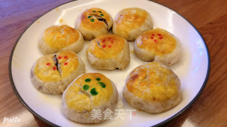 玫瑰花饼的做法步骤：9