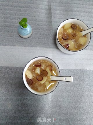 桃子银耳汤的做法步骤：10