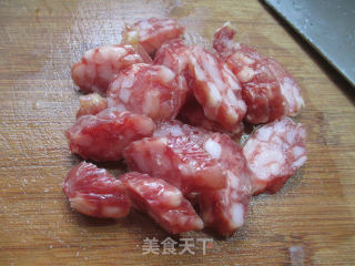 香肠蒸冬瓜的做法步骤：2