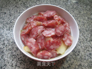 香肠蒸冬瓜的做法步骤：7
