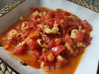 西红柿炒鸡蛋的做法步骤：7