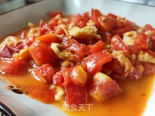 西红柿炒鸡蛋的做法步骤：9