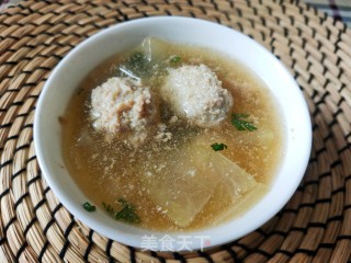 猪肉冬瓜丸子汤的做法步骤：21