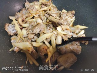 嫩姜啤酒焖鸭的做法步骤：4