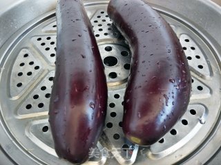 肉冒蒜香茄子的做法步骤：2