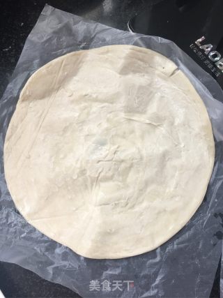 藤椒酱蒜蓉肠手抓饼的做法步骤：7