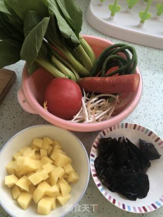 烩麻食的做法步骤：1