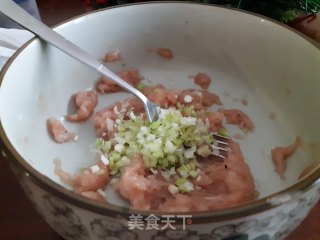 鸡肉金针菇馄饨的做法步骤：3