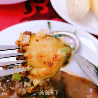 咖喱蒜香鲍鱼蒸薯粉的做法步骤：10