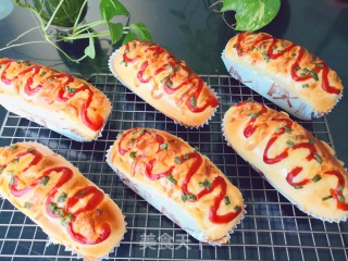 芝士肠仔包的做法步骤：14