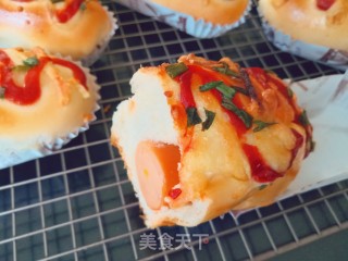 芝士肠仔包的做法步骤：18