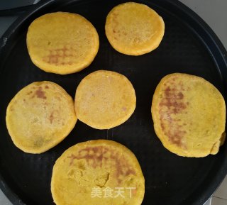 香甜南瓜豆沙饼的做法步骤：6