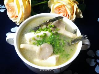 黄骨鱼豆腐汤的做法步骤：7