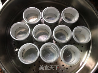 低糖无油米发糕（无泡打粉配方~）的做法步骤：5