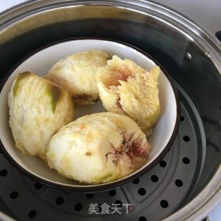 蒸无花果拌酸奶的做法步骤：3