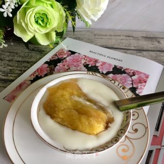 蒸无花果拌酸奶的做法步骤：9