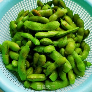 辣炒毛豆的做法步骤：4