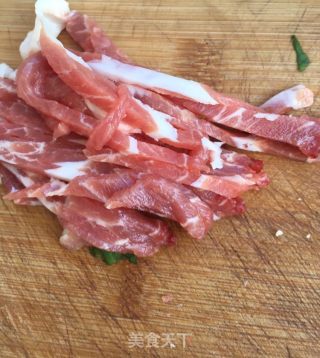 韭苔肉丝炒豆干的做法步骤：4