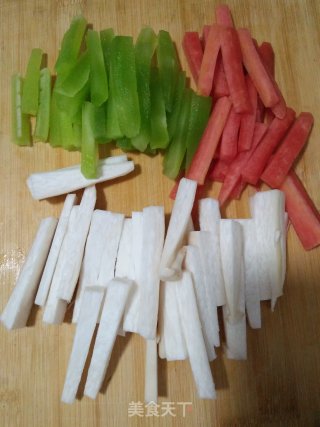 素三鲜的做法步骤：3