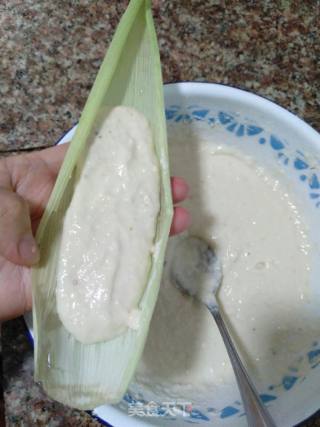 嫩玉米粑的做法步骤：9