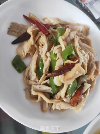 辣炒蘑菇的做法步骤：6