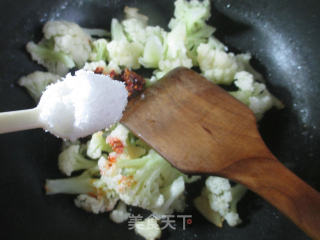 香辣花菜的做法步骤：6