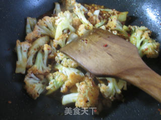 香辣花菜的做法步骤：8