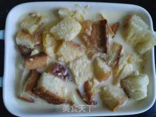 烤吐司布丁的做法步骤：5